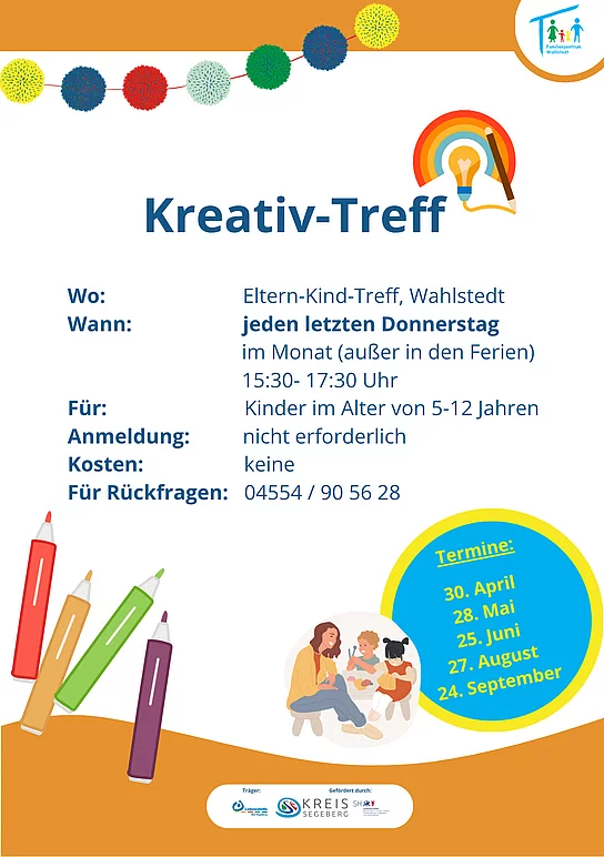 Flyer Familienzentrum mit Infos