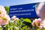 Eingangsschild Museum