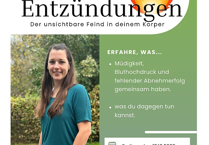Flyer der zertifizierten Ernährungsberaterin