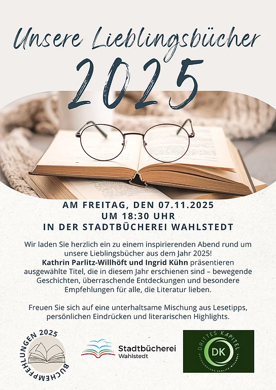 Plakat Buchvorstellung