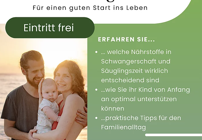 Flyer zum Vortrag mit Themen