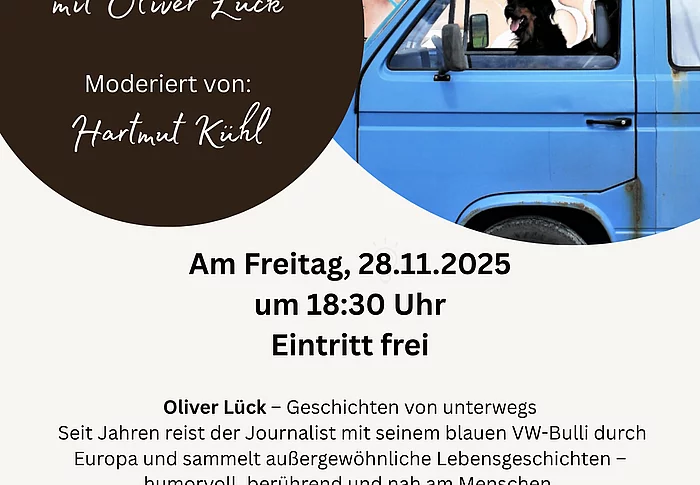 Plakat Lesung Oliver Lück