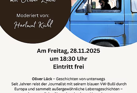 Plakat Lesung Oliver Lück