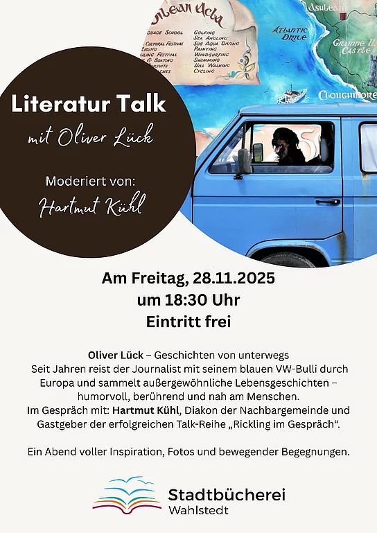 Plakat Lesung Oliver Lück
